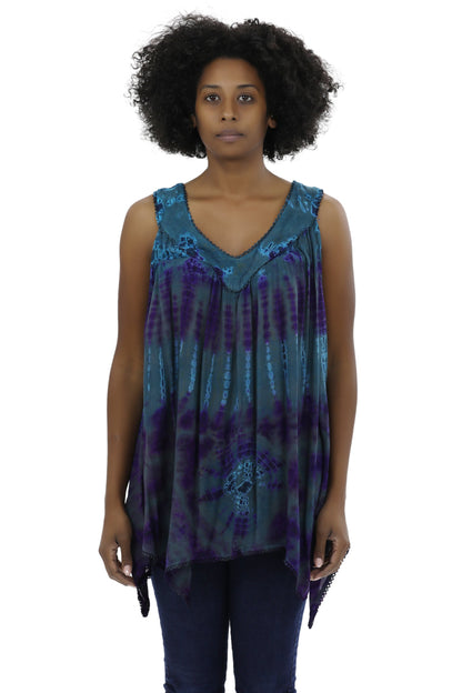 Ruffle Layer Sleeveless Tank 17790