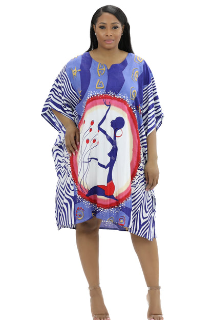 African Print Kaftan KAF-1009