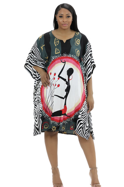 African Print Kaftan KAF-1009