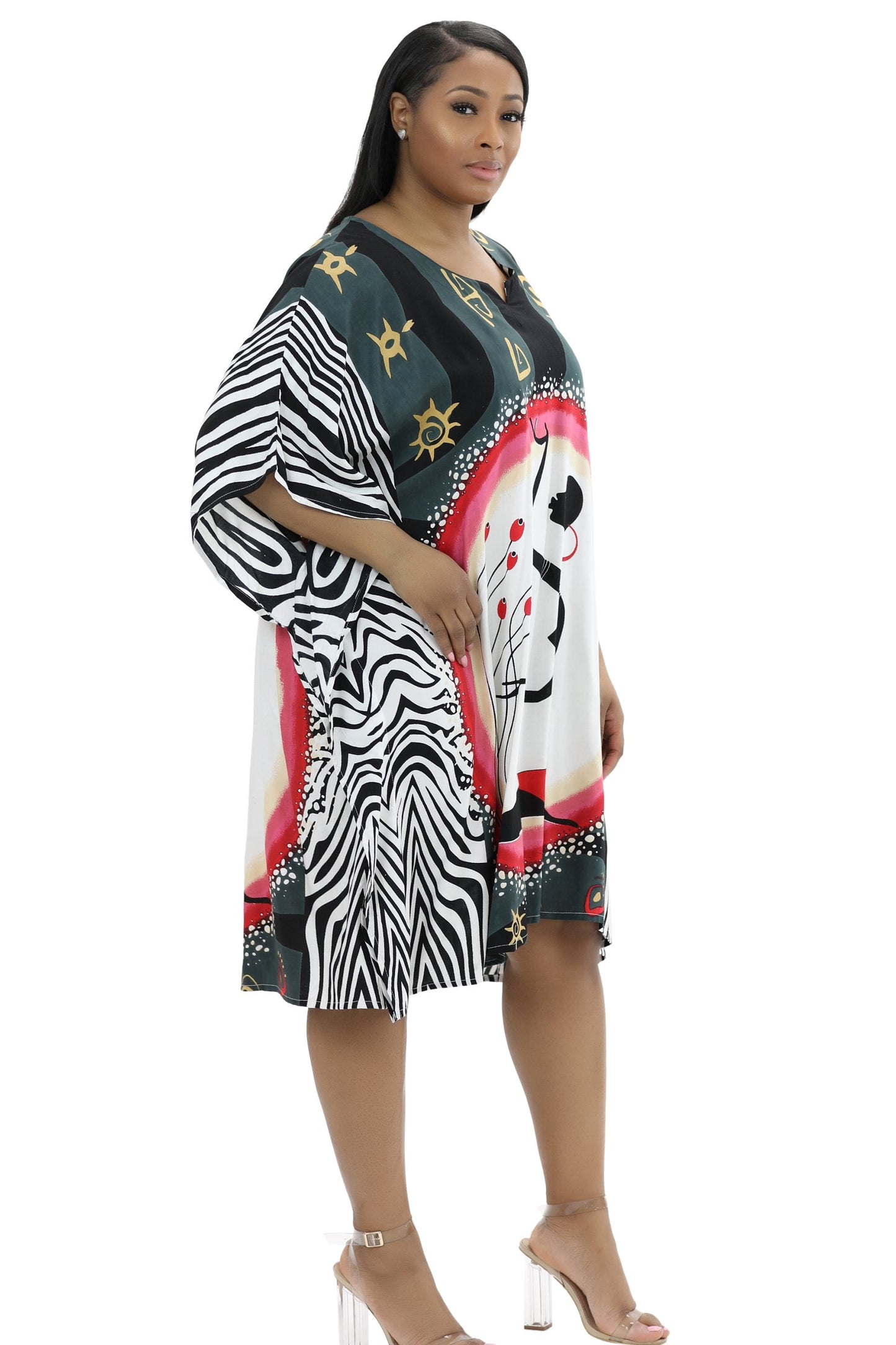 African Print Kaftan KAF-1009