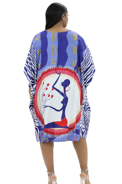 African Print Kaftan KAF-1009