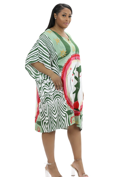 African Print Kaftan KAF-1009