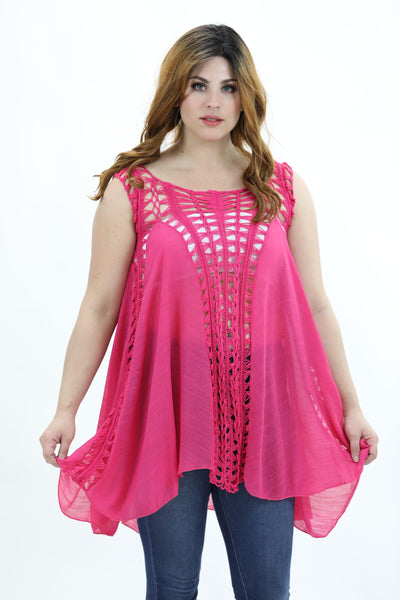Crochet Beach Cover-Up YD901