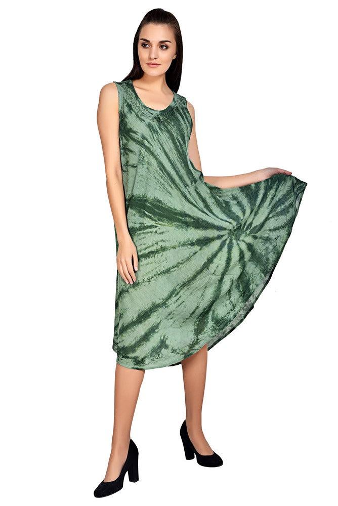 Ebb Tide Sleeveless Tie Dye Umbrella Dress 19305/20305