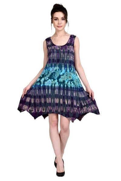Fairytale Bottom Spandex Tie Dye Dress 19445 - Advance Apparels Inc