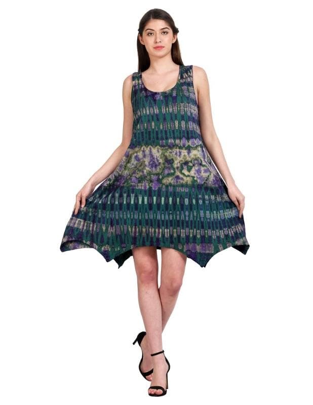 Fairytale Bottom Spandex Tie Dye Dress 19445 - Advance Apparels Inc