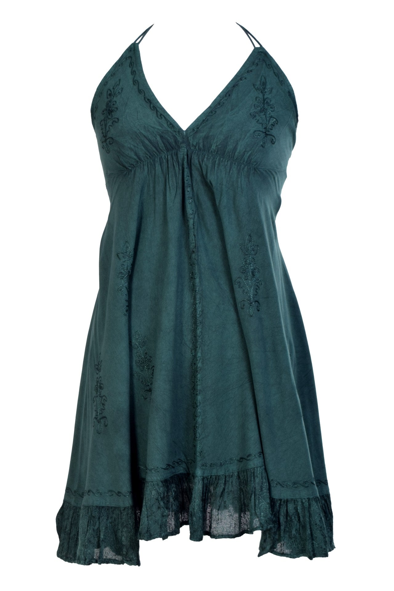 Halter Top Mid-Length Renaissance Dress 161115