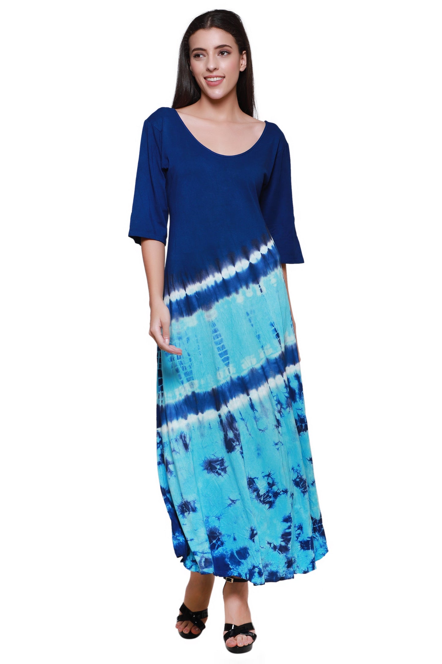 Tropical Sunset Tie-Back Dress SPD70