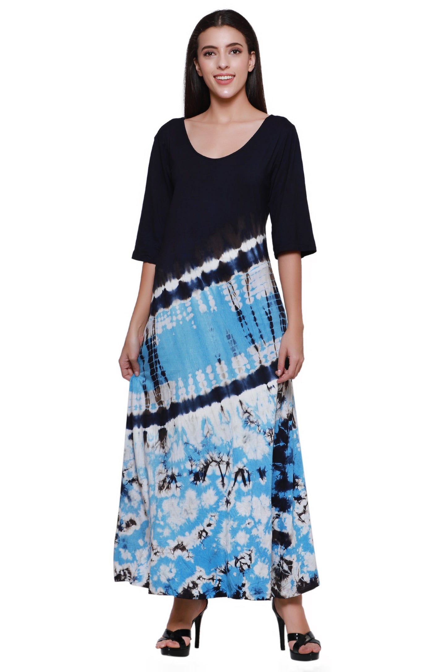 Tropical Sunset Tie-Back Dress SPD70