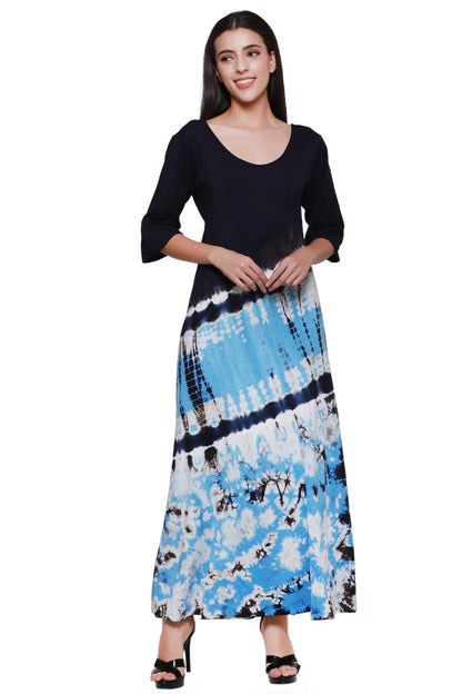 Tropical Sunset Tie-Back Dress SPD70
