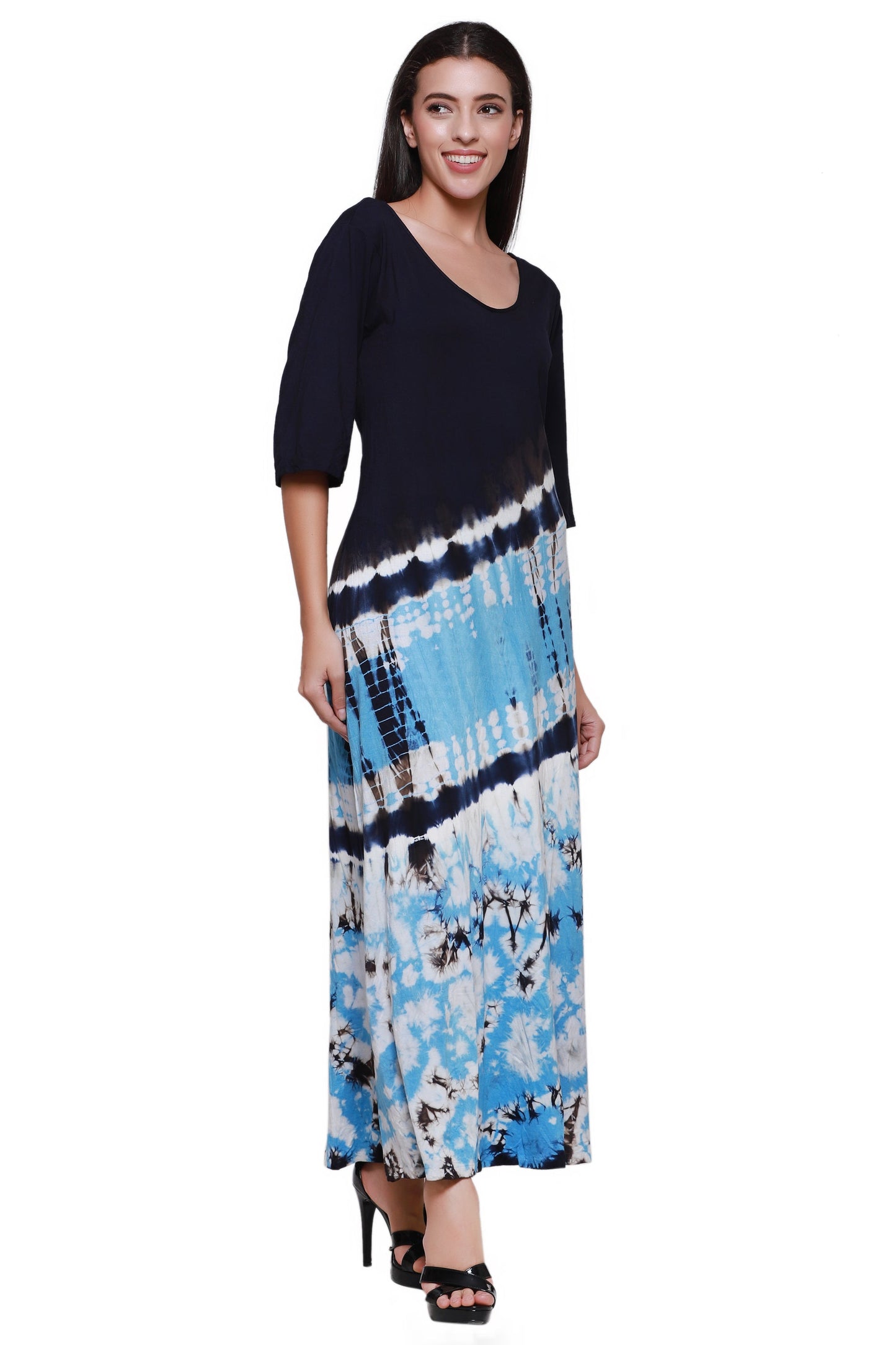 Tropical Sunset Tie-Back Dress SPD70