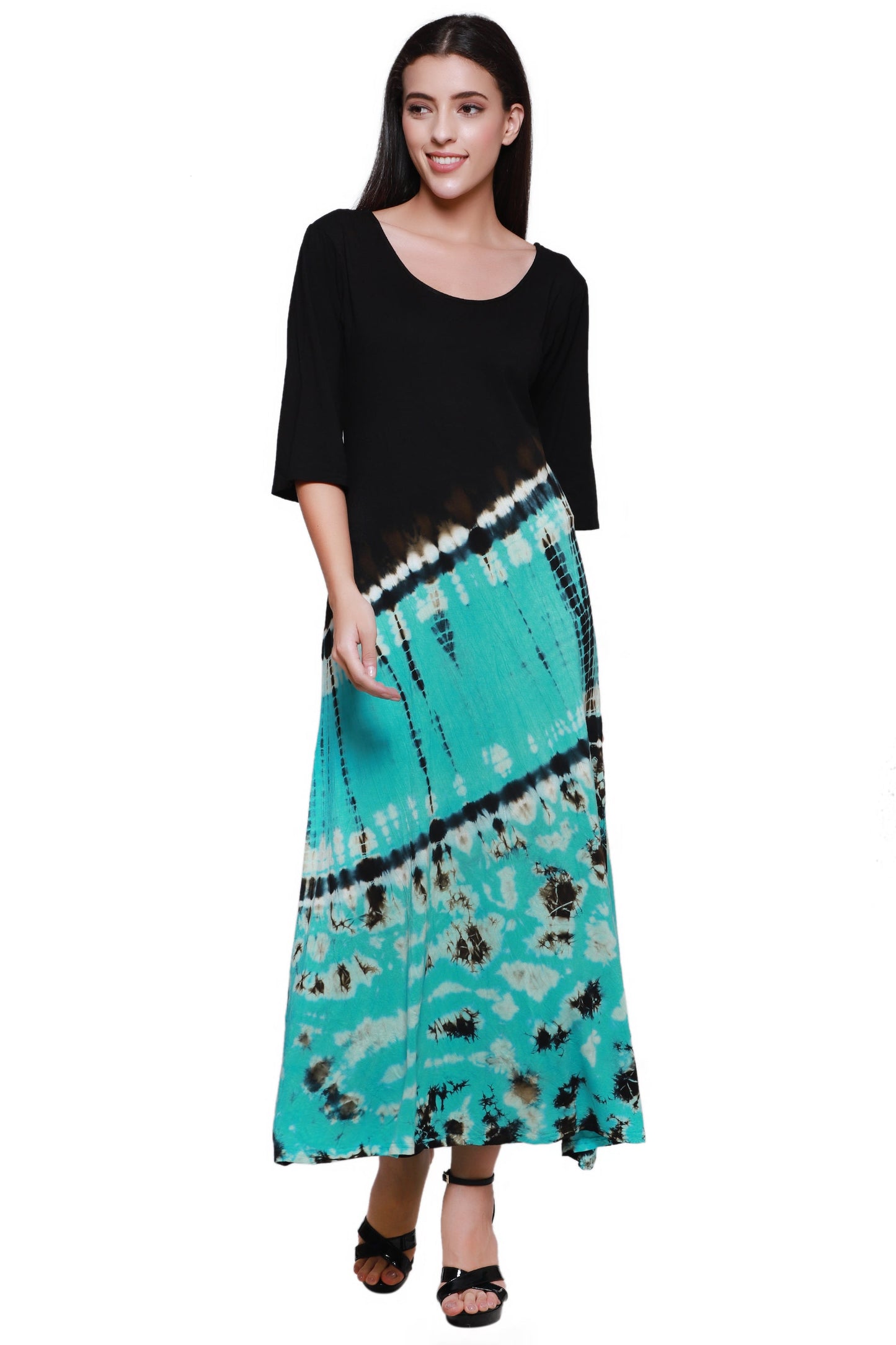 Tropical Sunset Tie-Back Dress SPD70