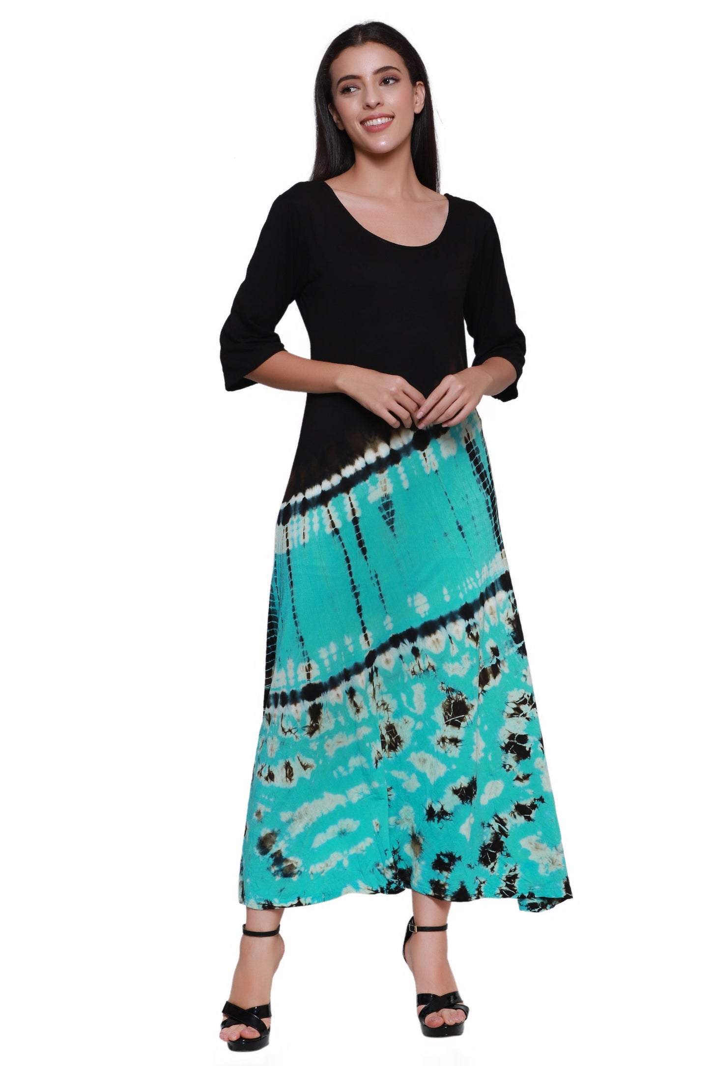 Tropical Sunset Tie-Back Dress SPD70