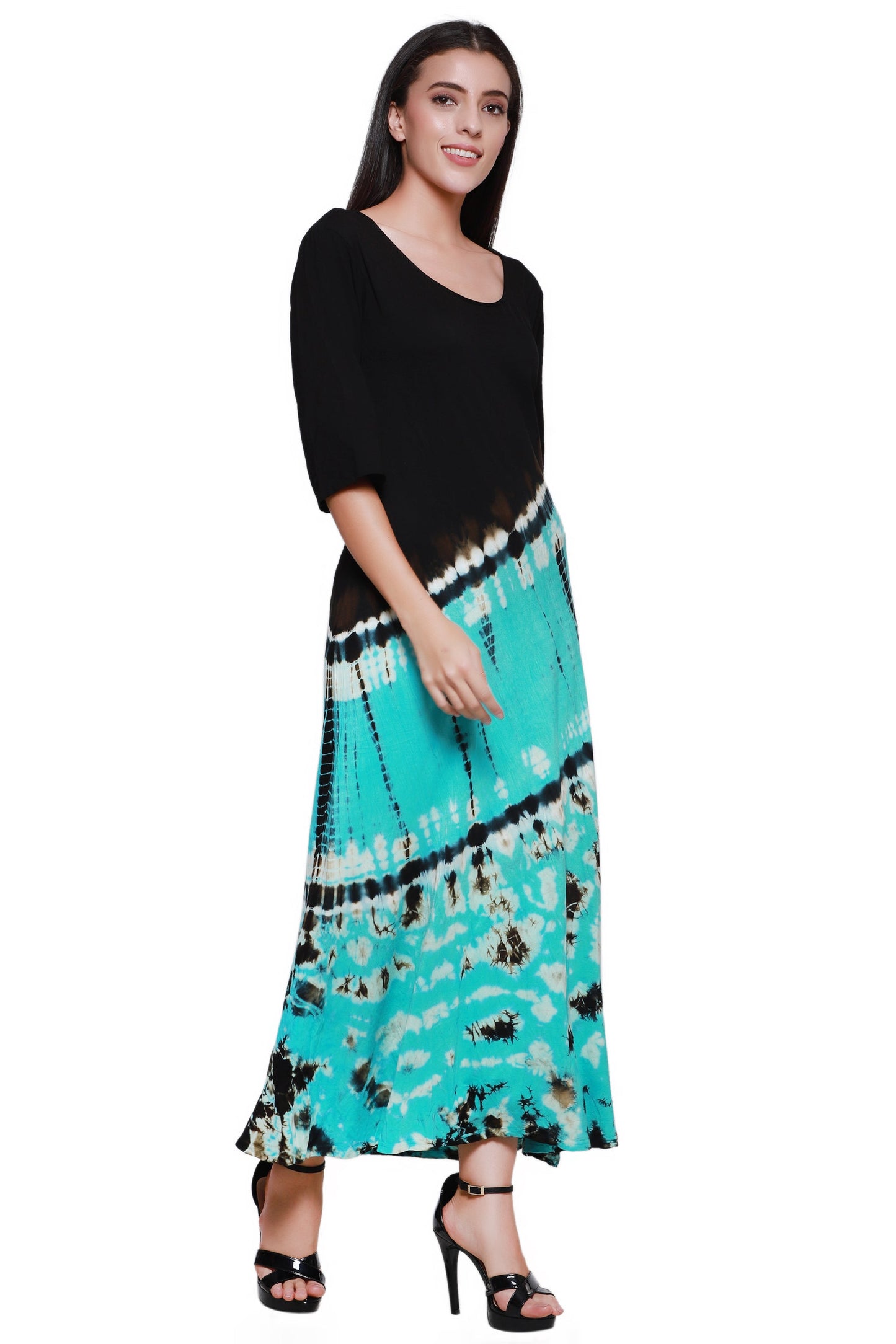 Tropical Sunset Tie-Back Dress SPD70