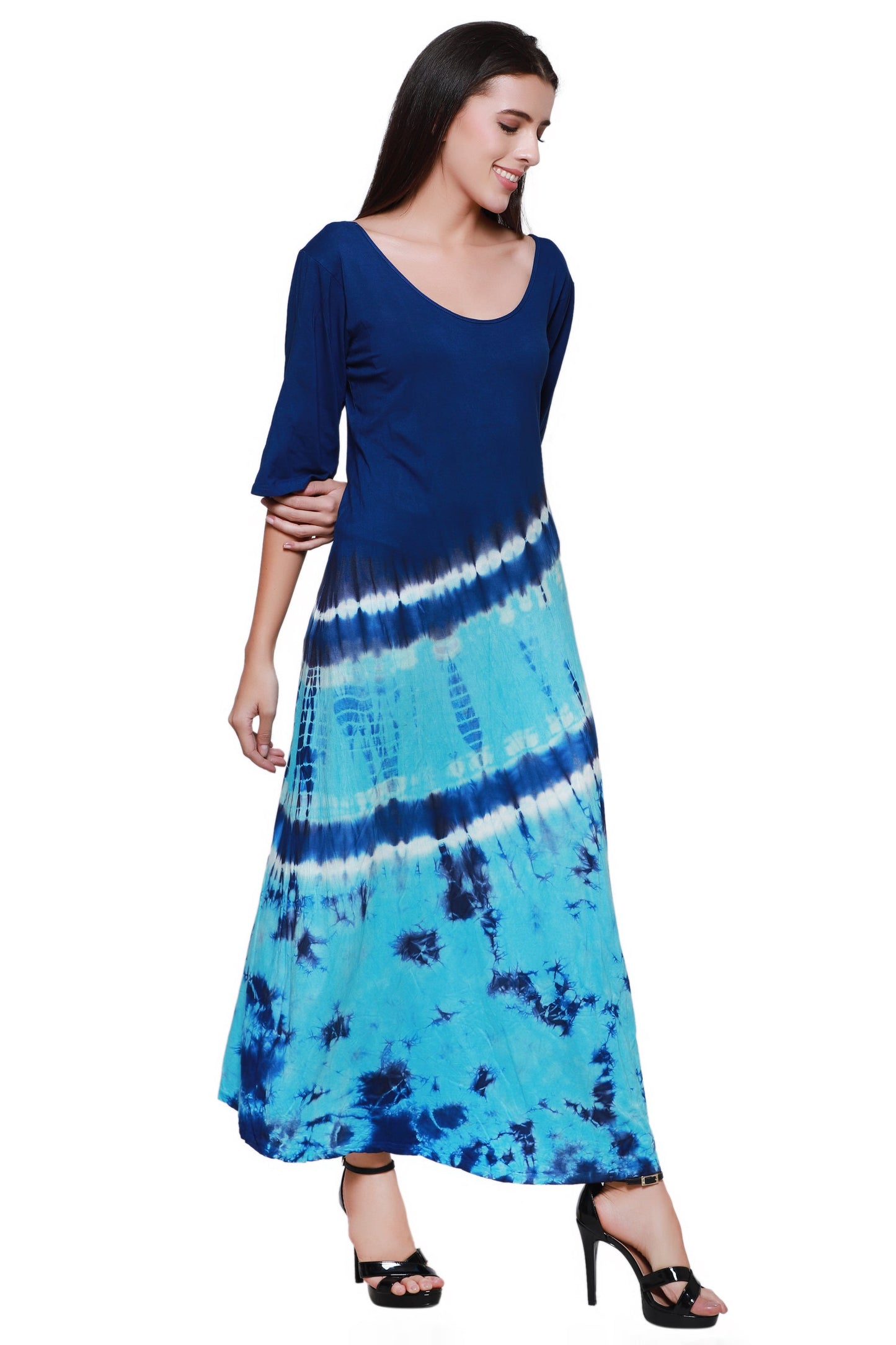 Tropical Sunset Tie-Back Dress SPD70