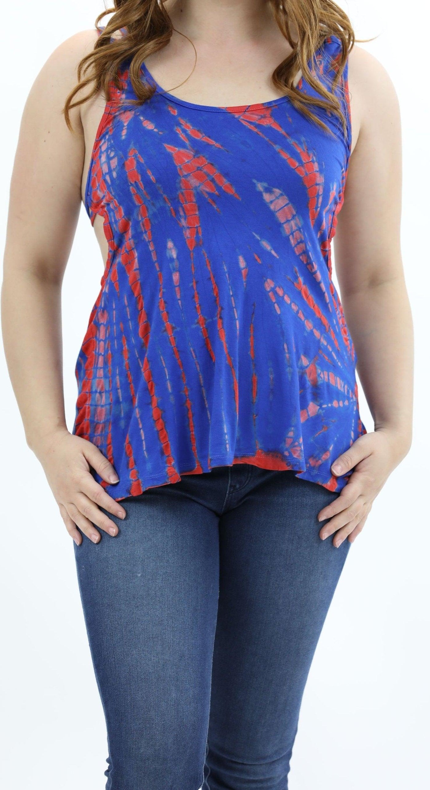 Spandex Tie Dye Tank Top SP13