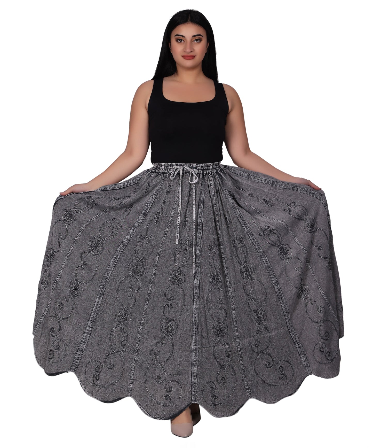 Acid Wash Skirt 13224