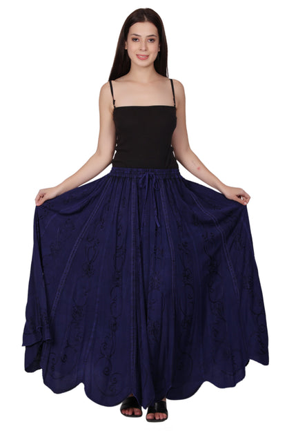 Acid Wash Skirt 13224
