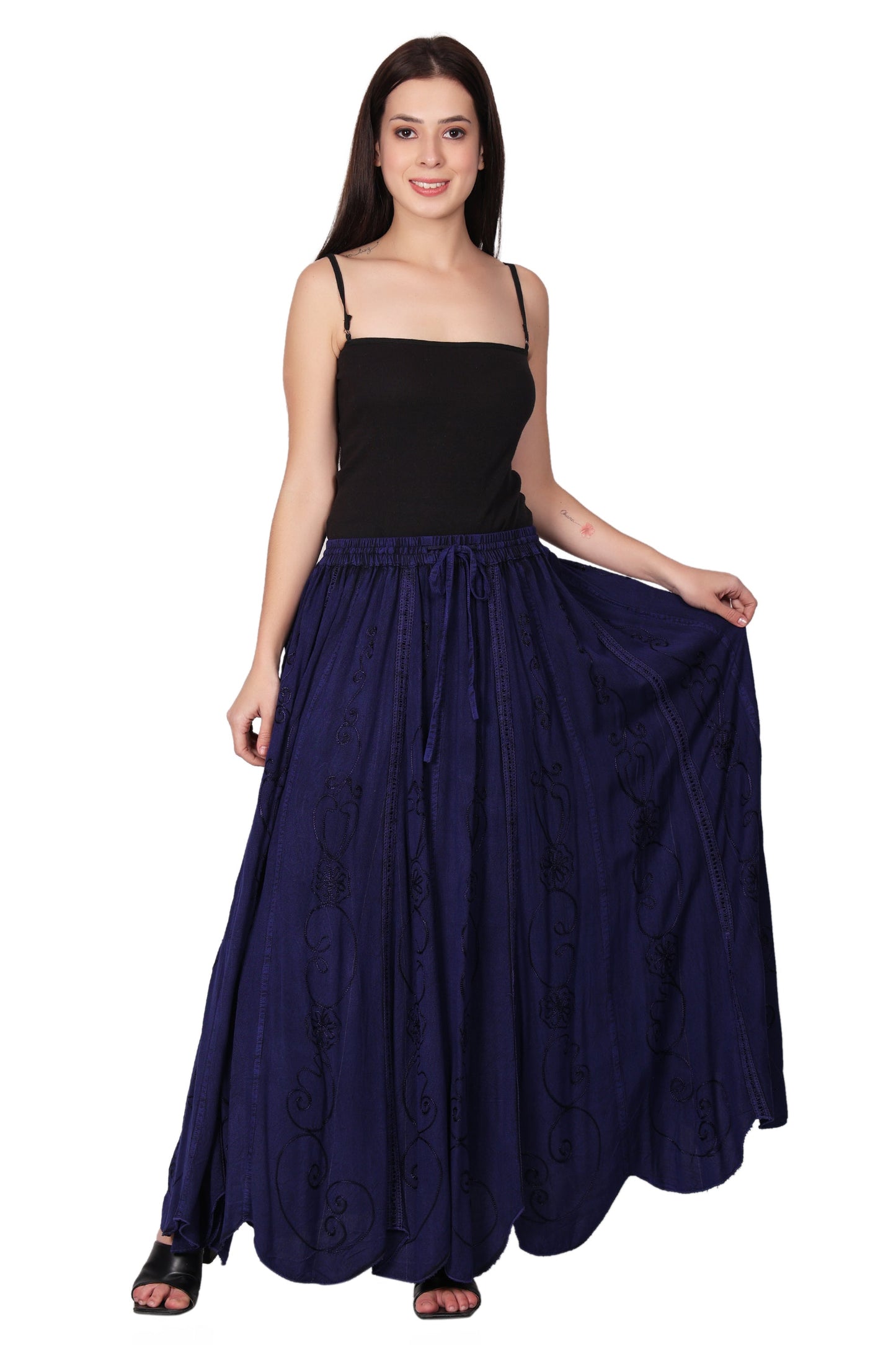 Acid Wash Skirt 13224