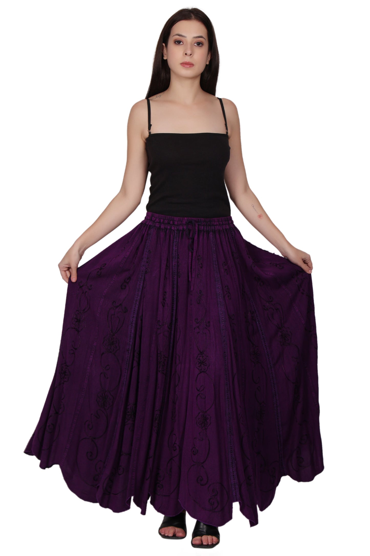 Acid Wash Skirt 13224