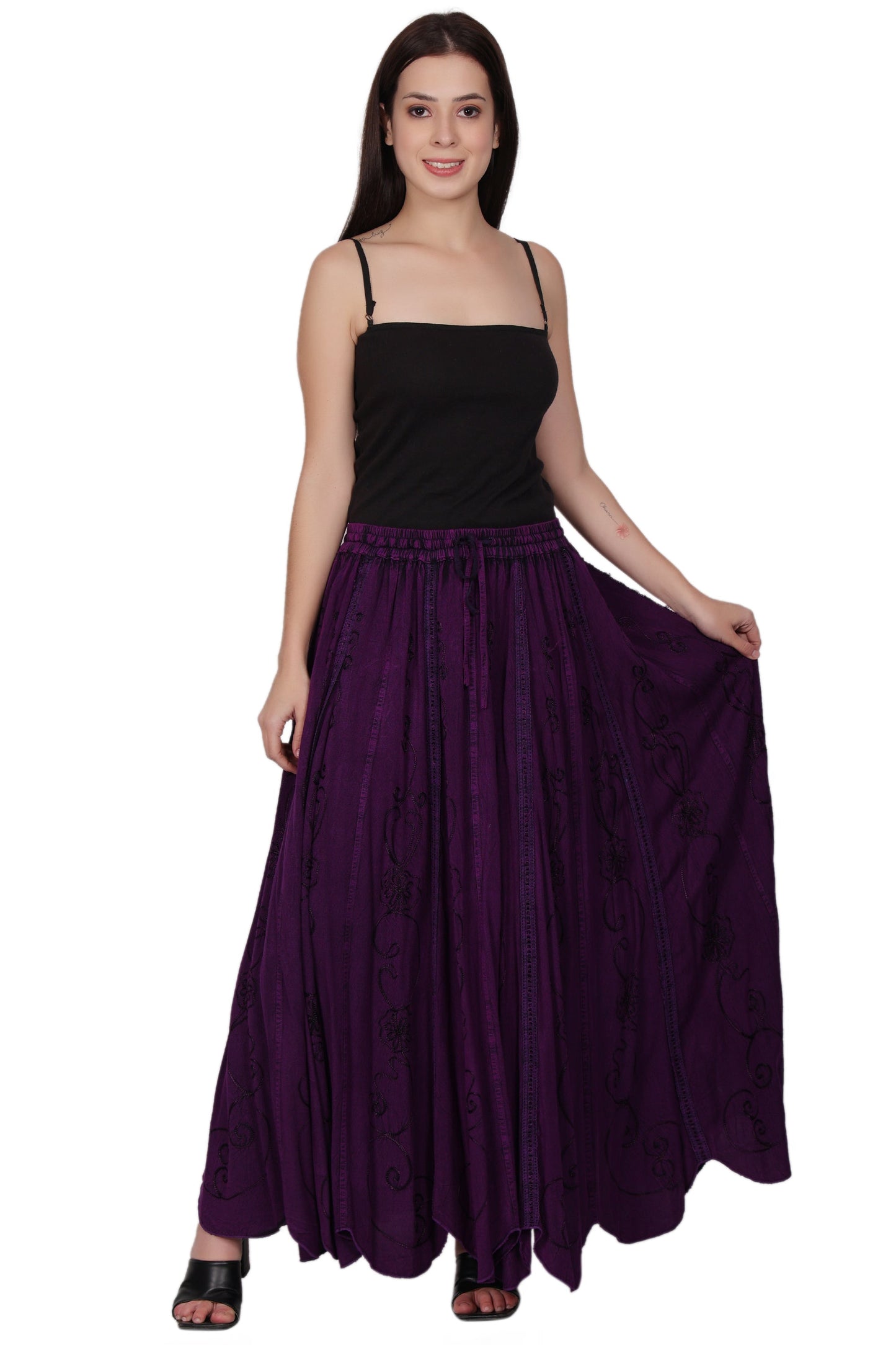 Acid Wash Skirt 13224