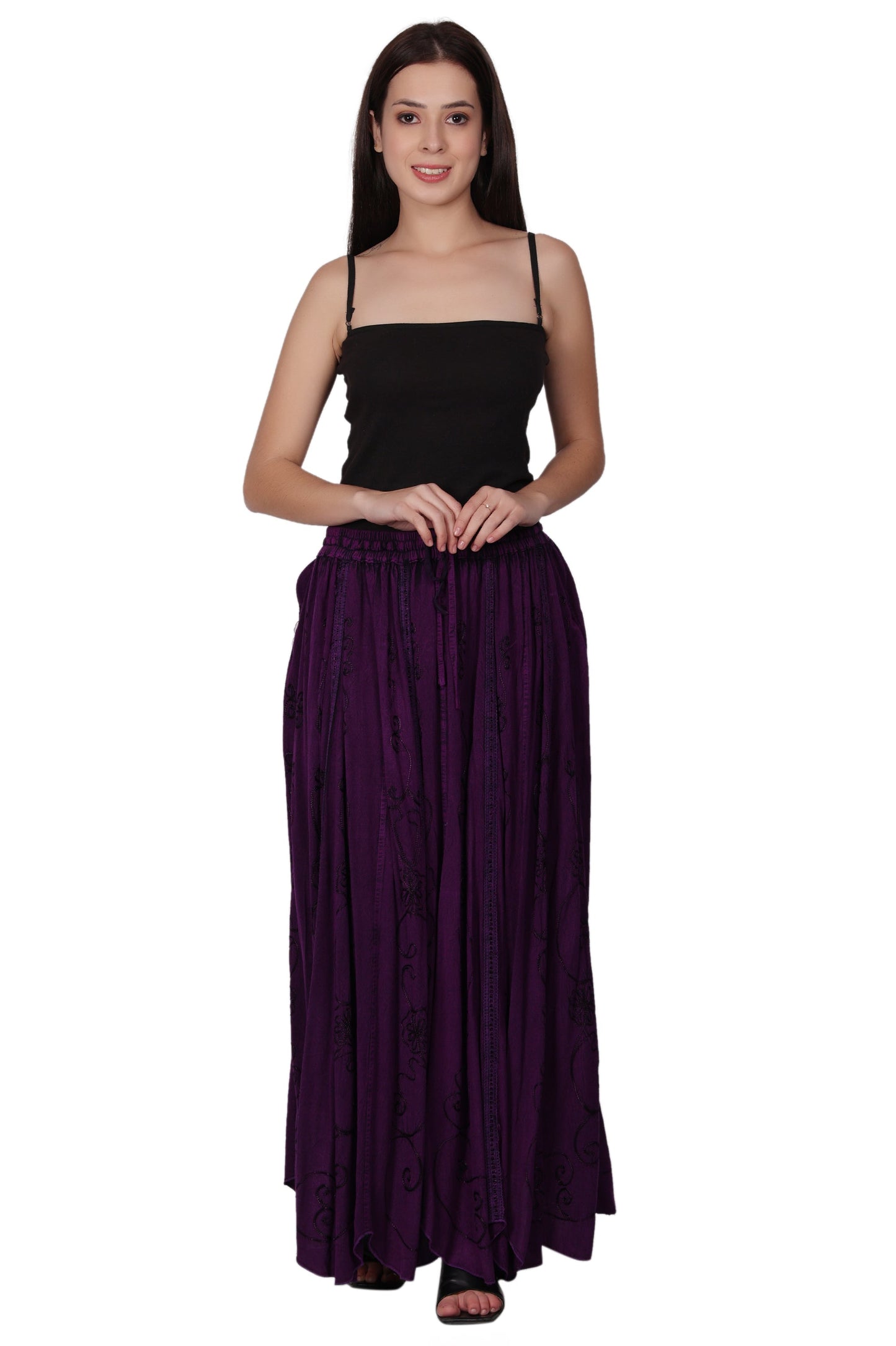 Acid Wash Skirt 13224
