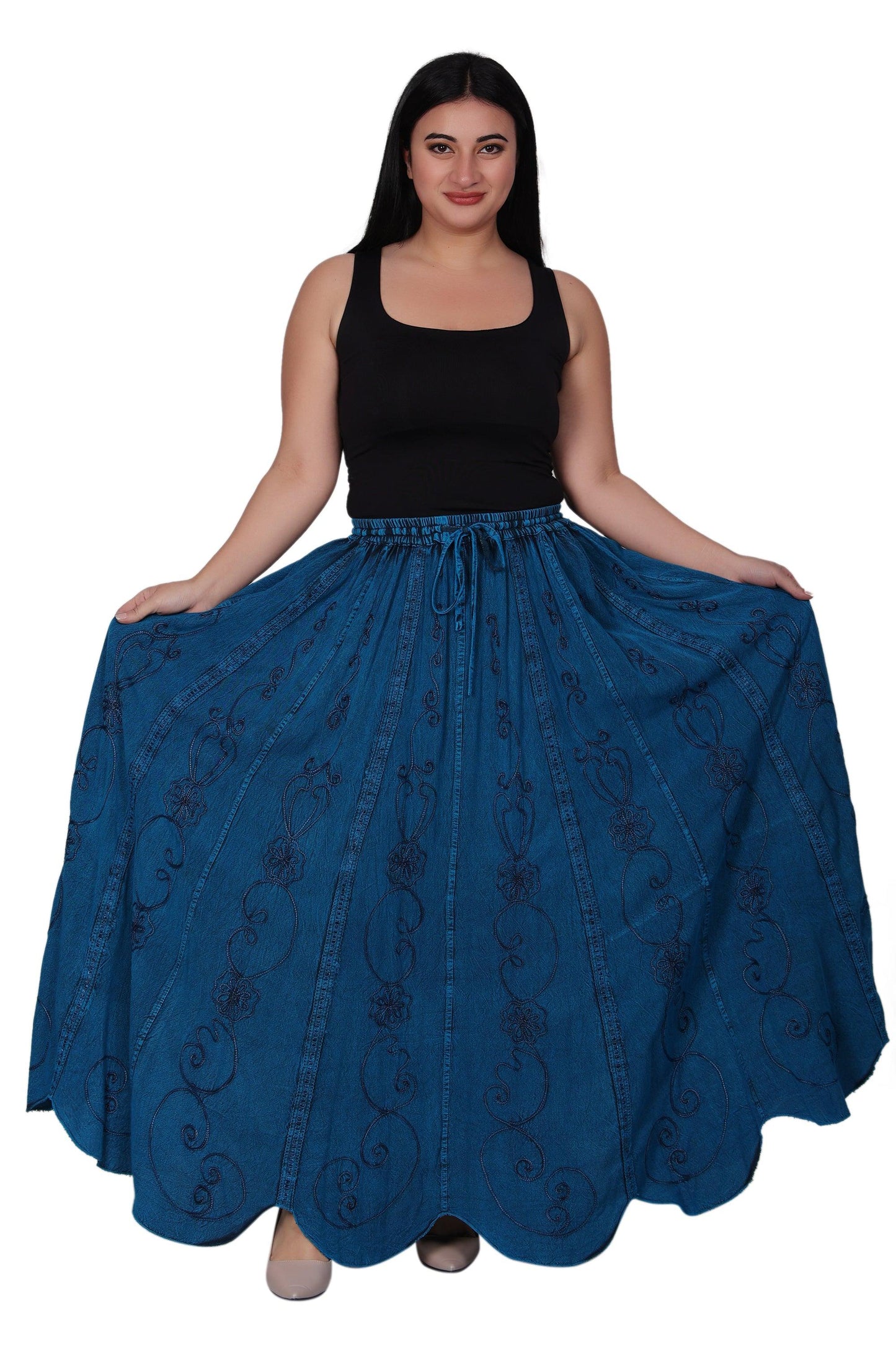 Acid Wash Skirt 13224