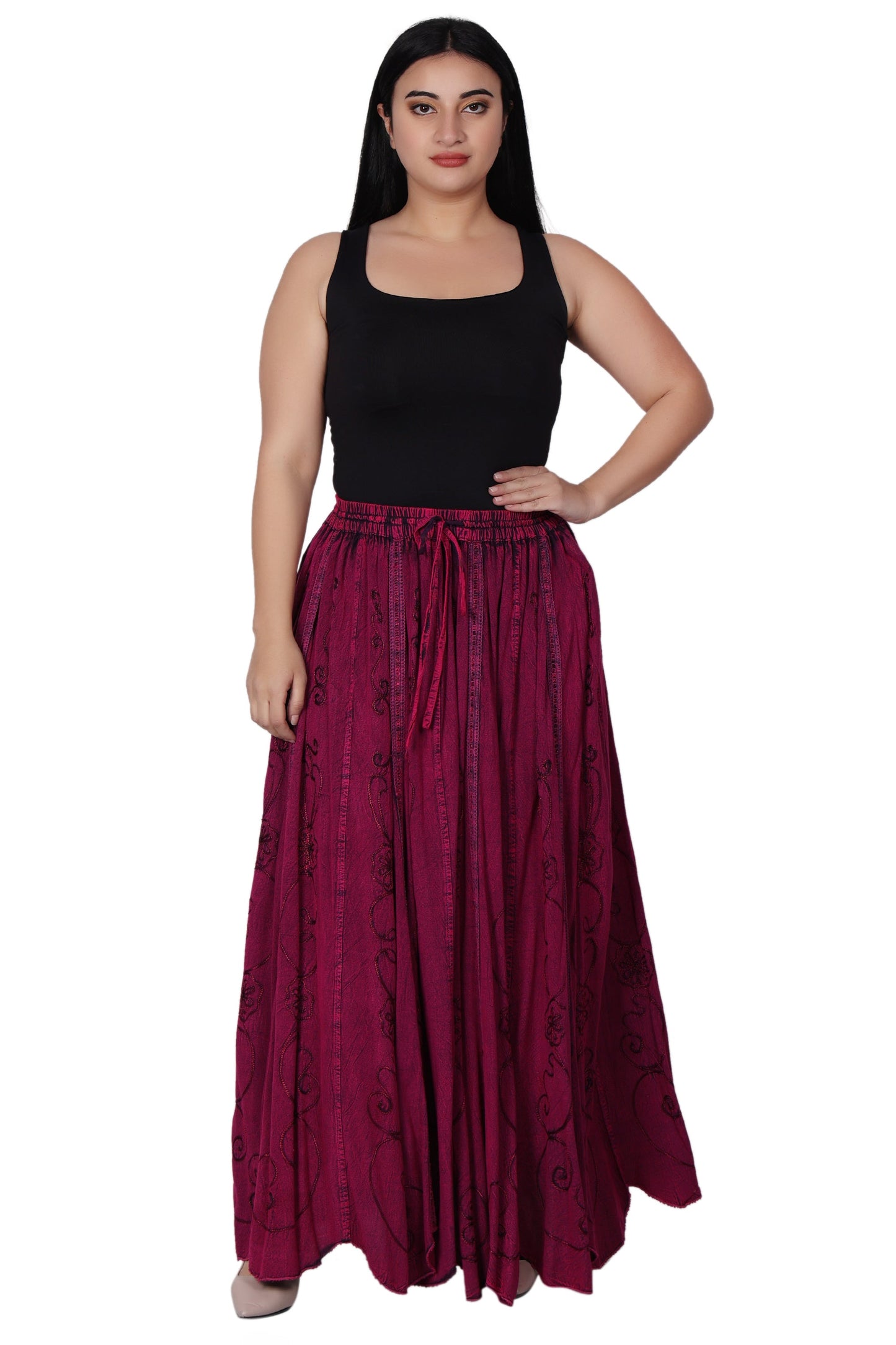Acid Wash Skirt 13224