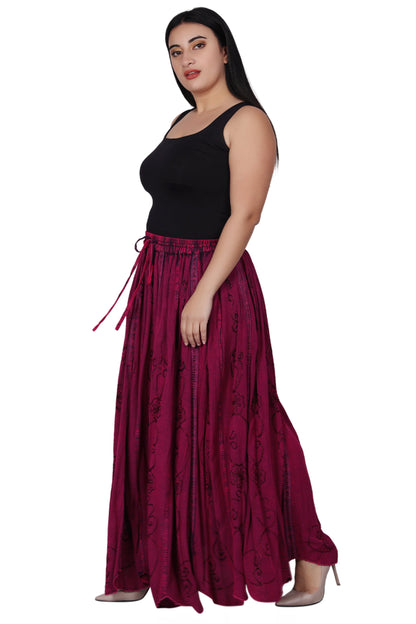 Acid Wash Skirt 13224