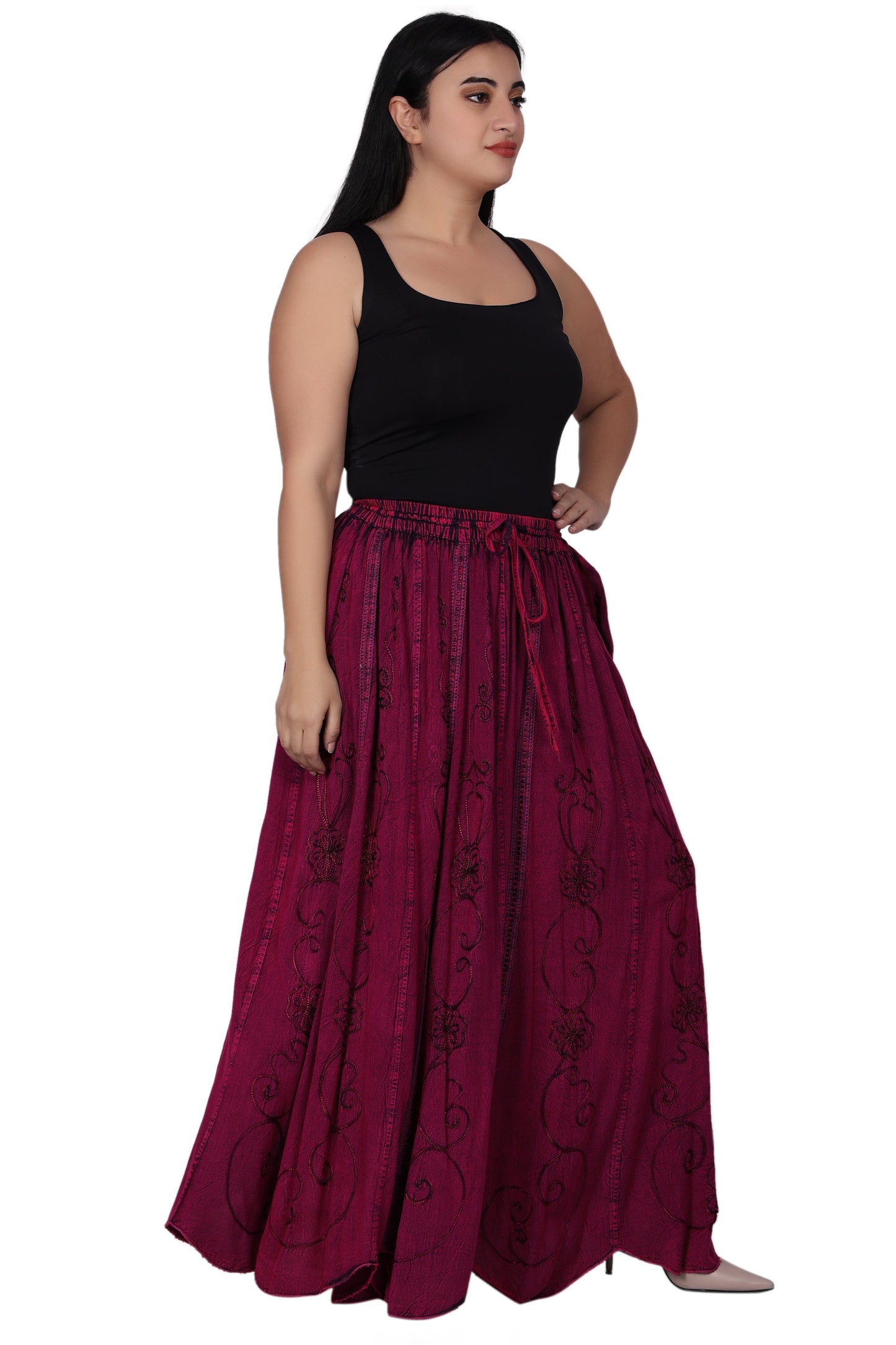 Acid Wash Skirt 13224