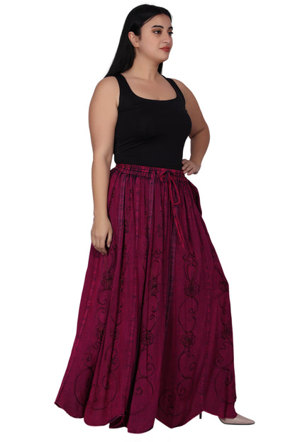 Acid Wash Skirt 13224