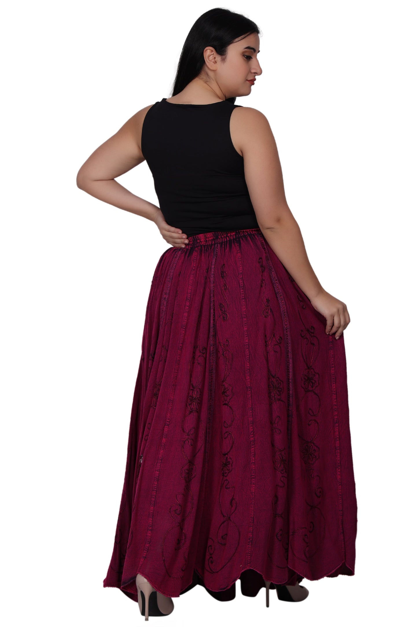 Acid Wash Skirt 13224