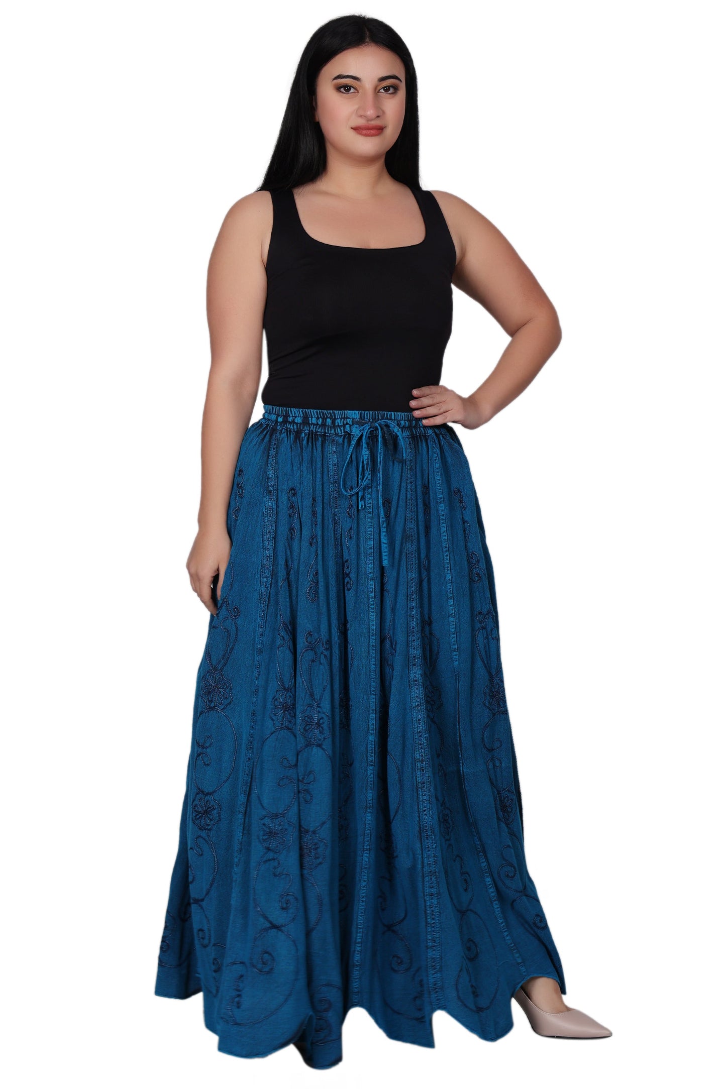 Acid Wash Skirt 13224