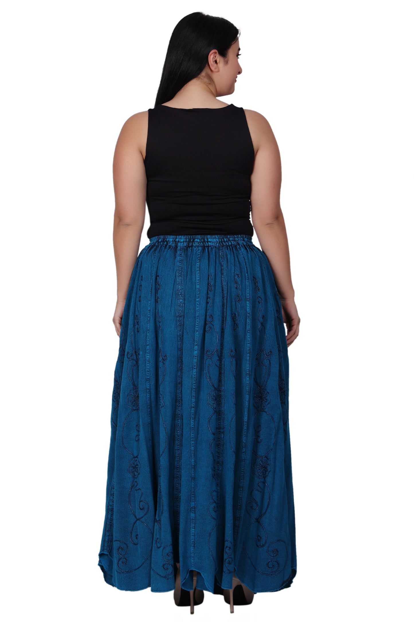 Acid Wash Skirt 13224