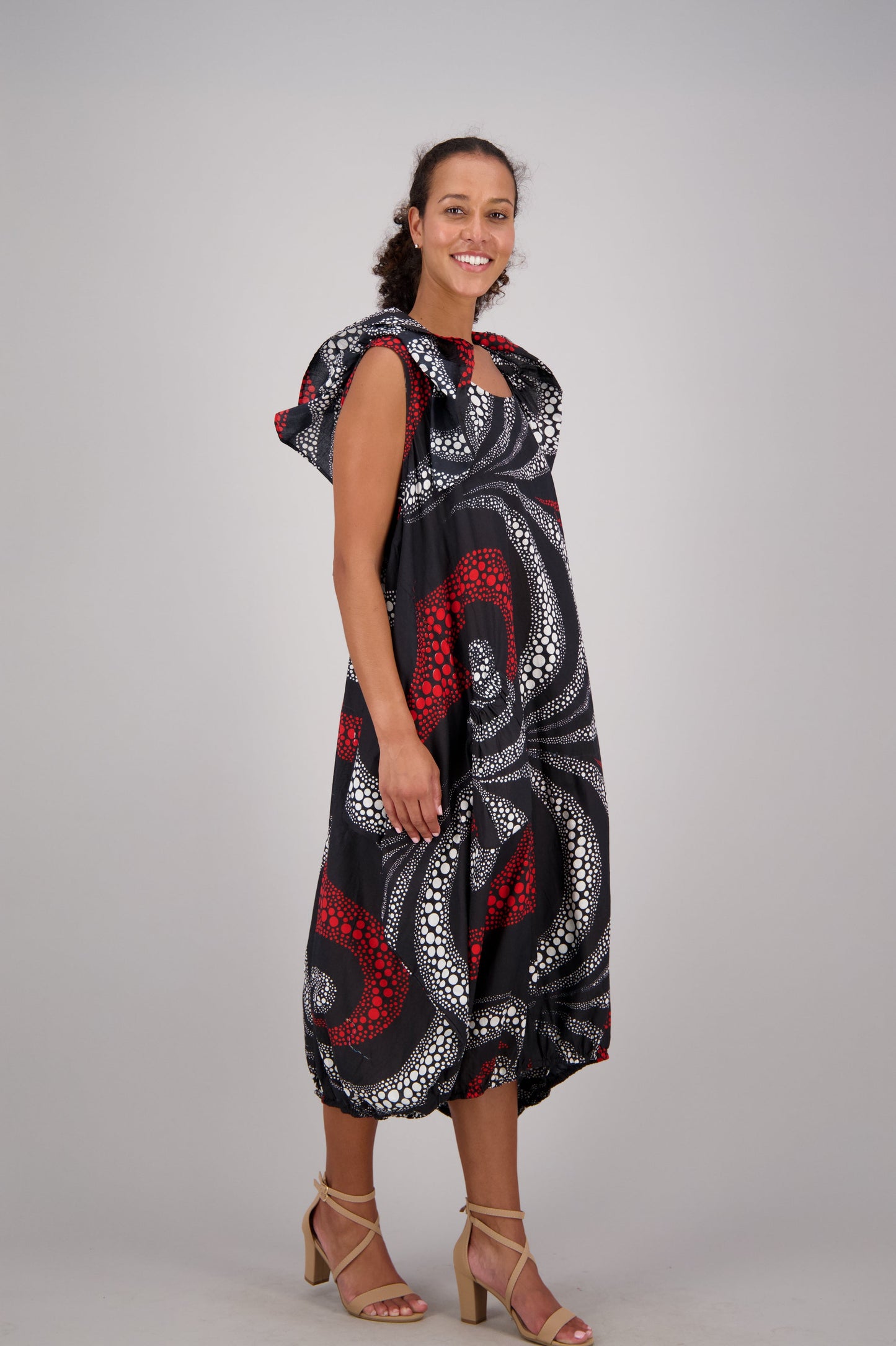 Obsidian Wave Black & Red Versa Dress AD-25035-28