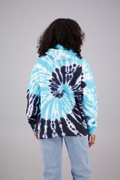 Adult's Tie-Dye Pullover Hoodie (2-XL) Cotton/Polyester Blend 9661