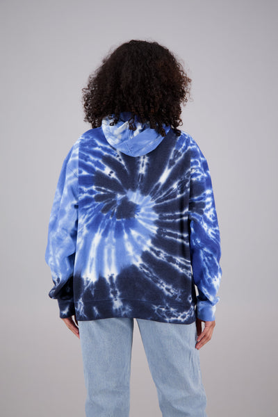 Adult's Tie-Dye Zip-Up Hoodie (2-XL) Cotton/Polyester Blend 9652
