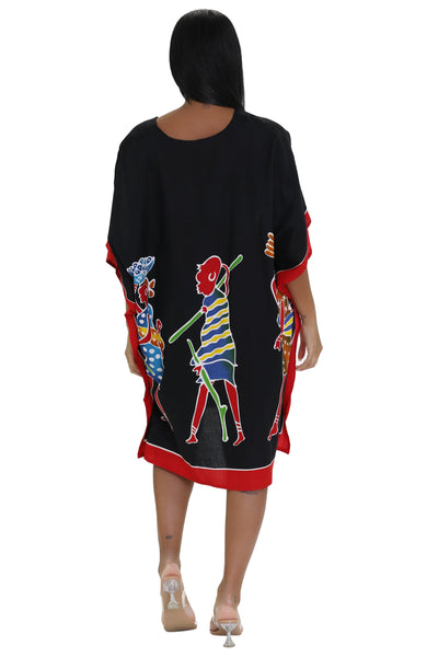 African Tribal Print One Size Kaftan KAF-1024