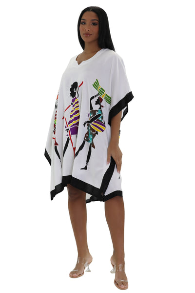 African Tribal Print One Size Kaftan KAF-1024