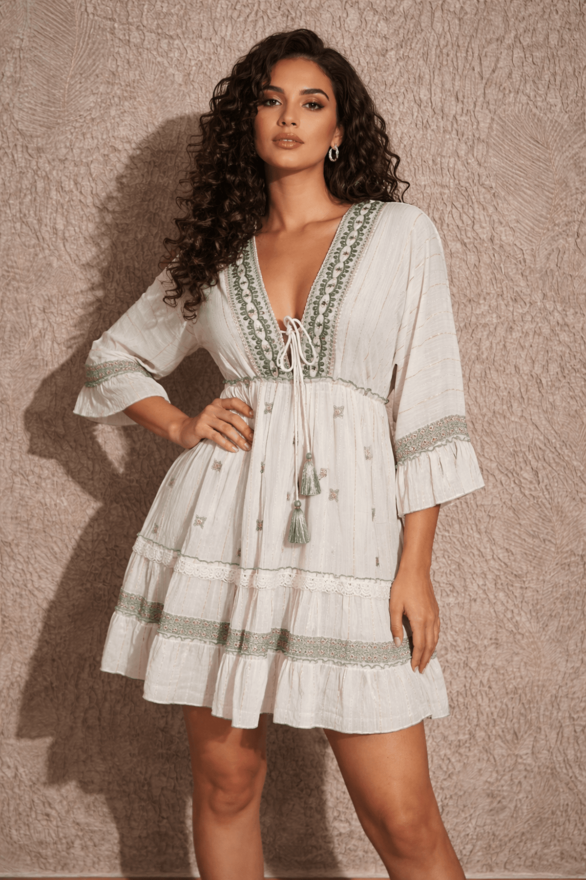 26463 Casual · Summer · Vacation · Resort · Brunch · Daywear · Boho Style - Advance Apparels Inc