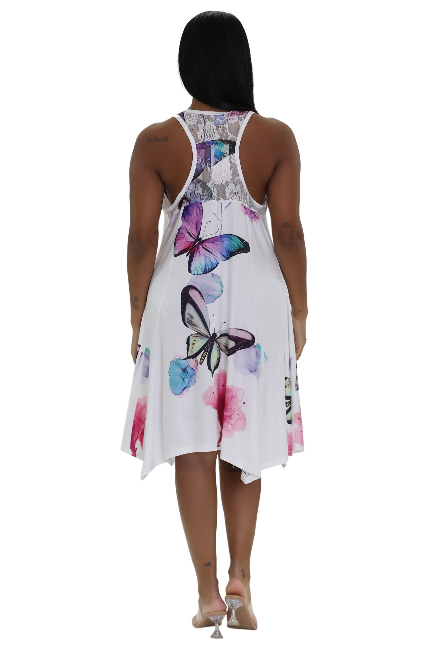 Butterfly Print Dress 21237