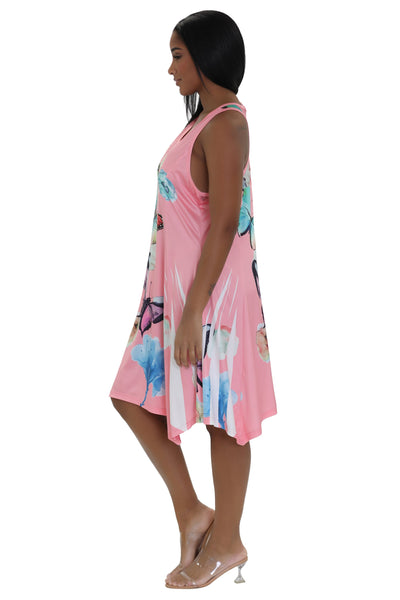 Butterfly Print Dress 21237