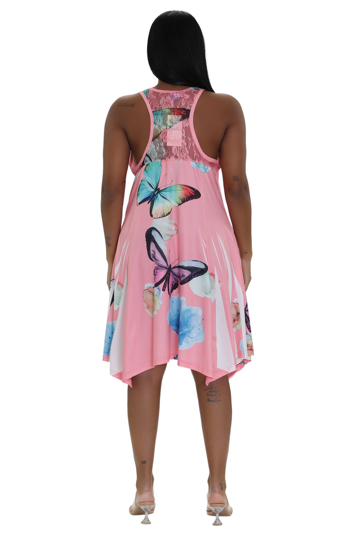 Butterfly Print Dress 21237