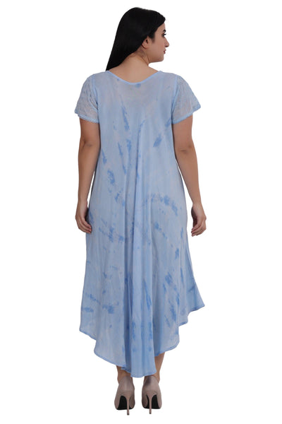 Cap Sleeve Tie Dye House Dress 522186SLV