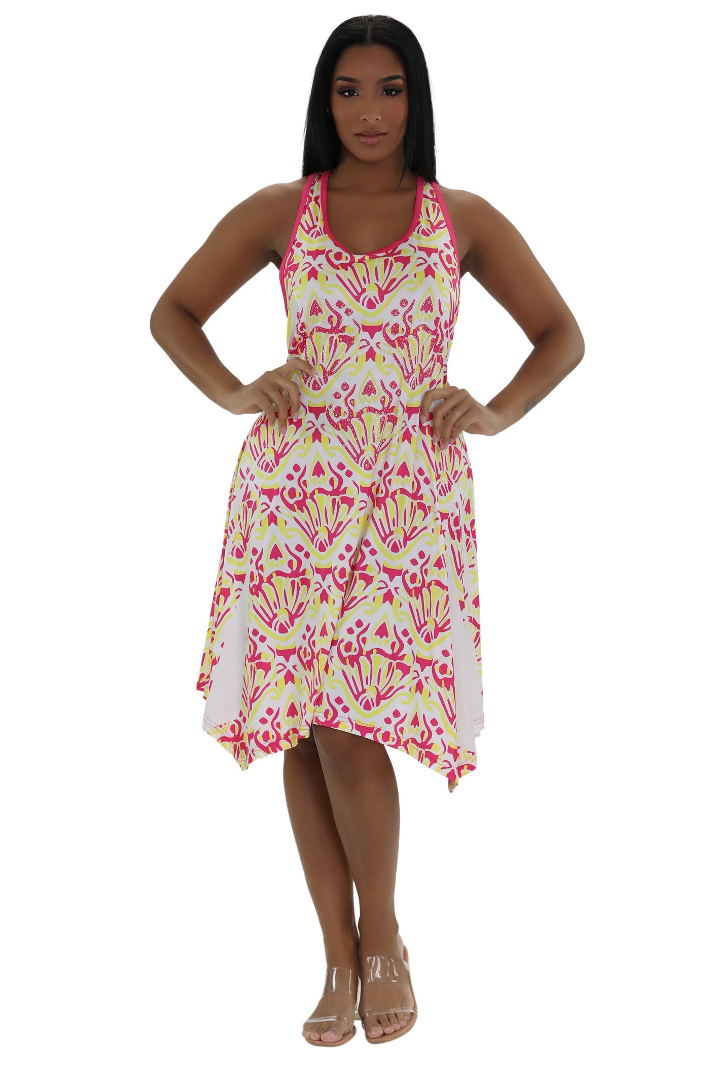 Colorful Resort Dress 21226