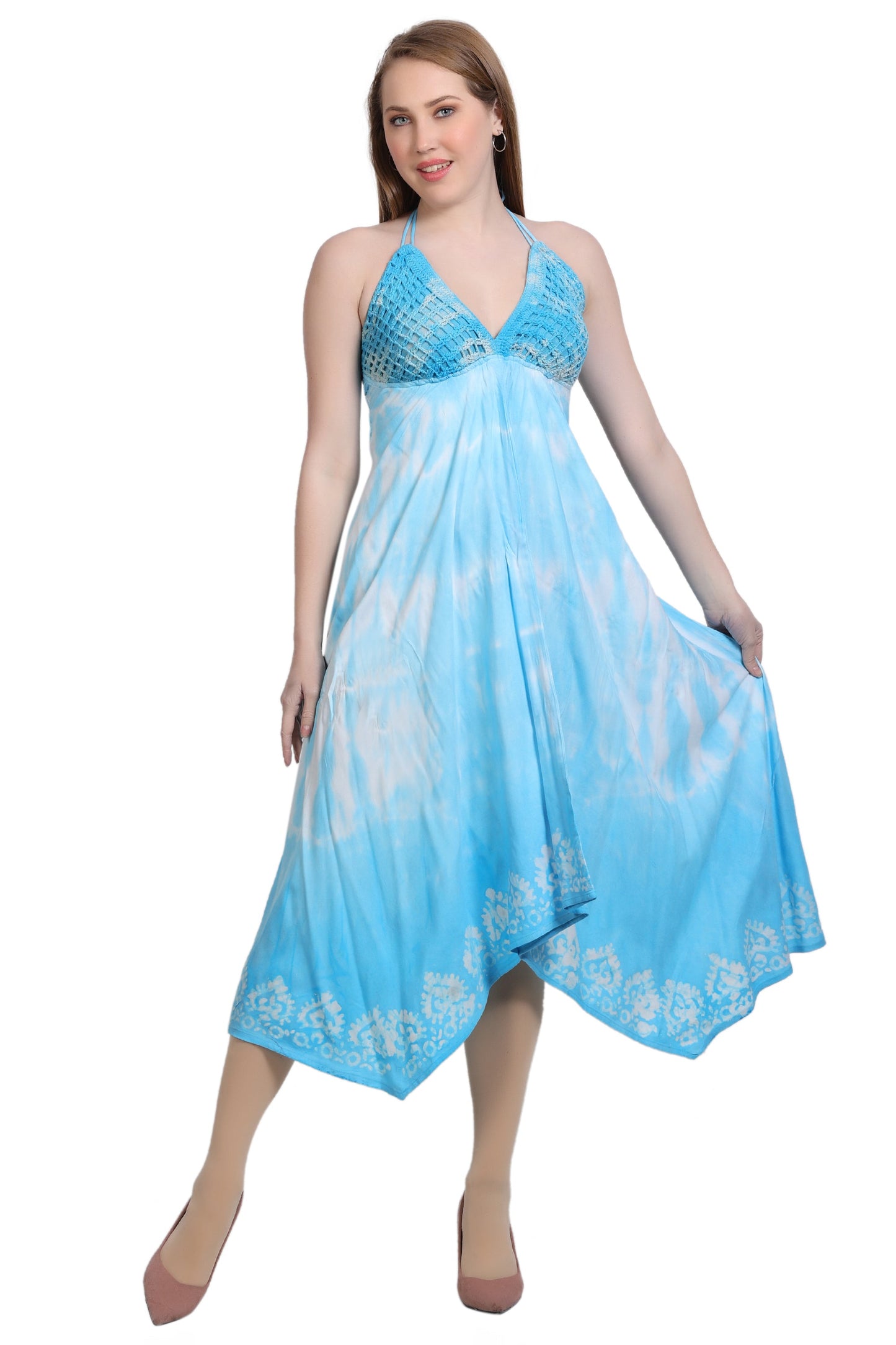 Crochet Tie Dye Dress CD-21563
