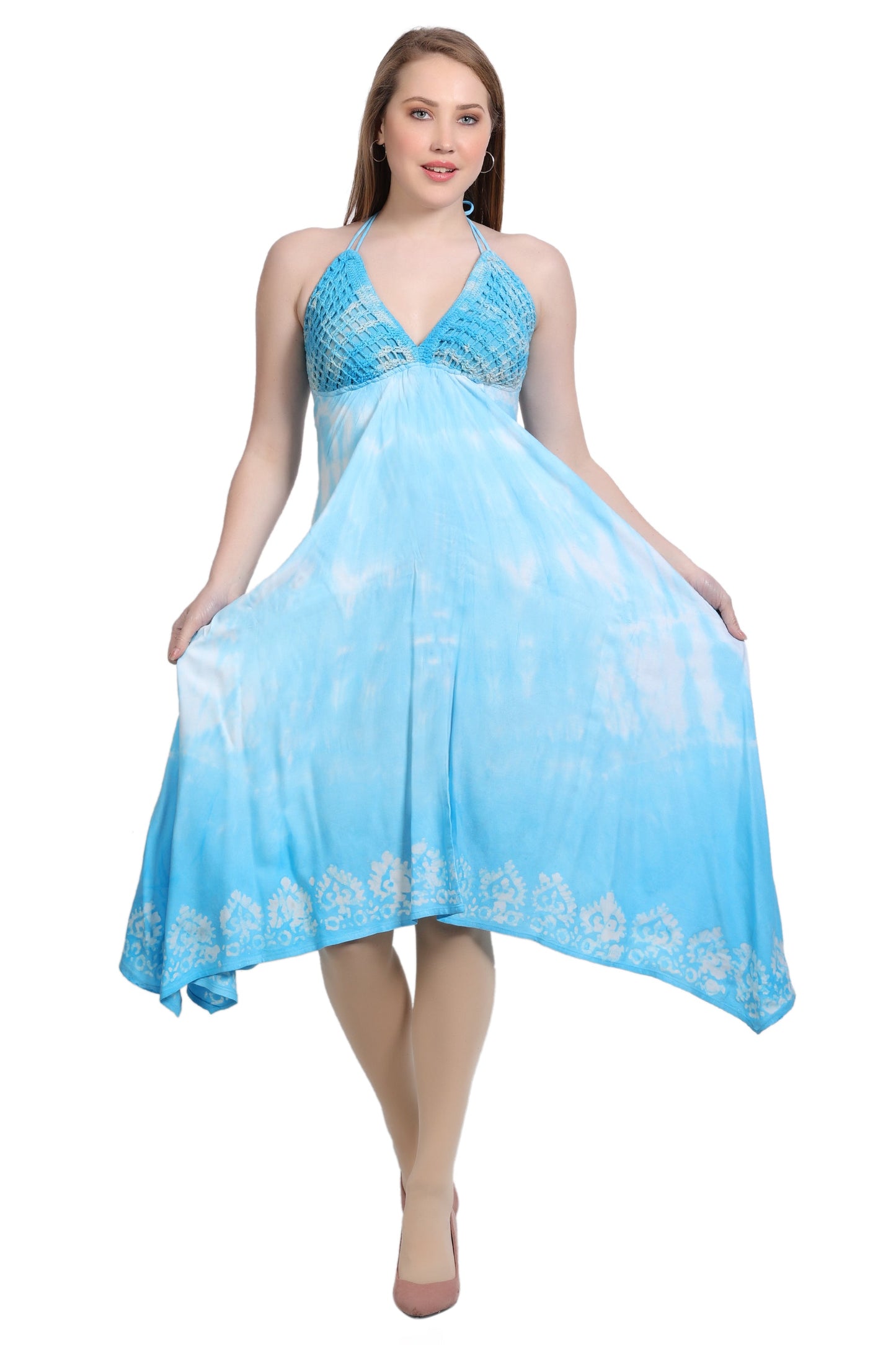 Crochet Tie Dye Dress CD-21563