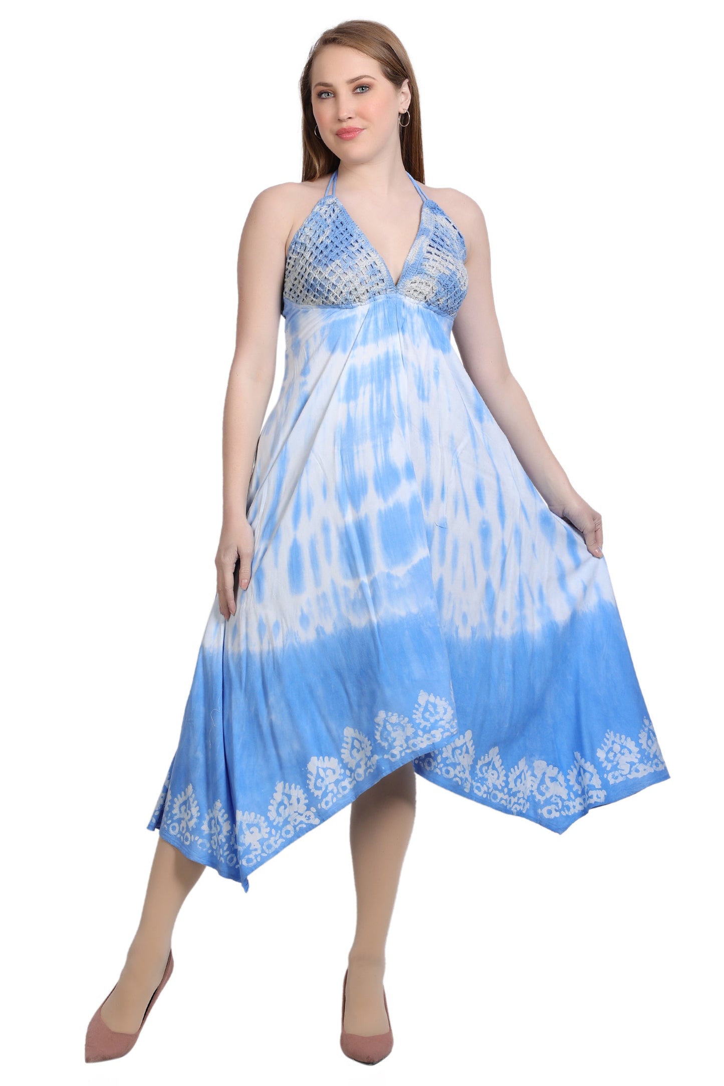 Crochet Tie Dye Dress CD-21563