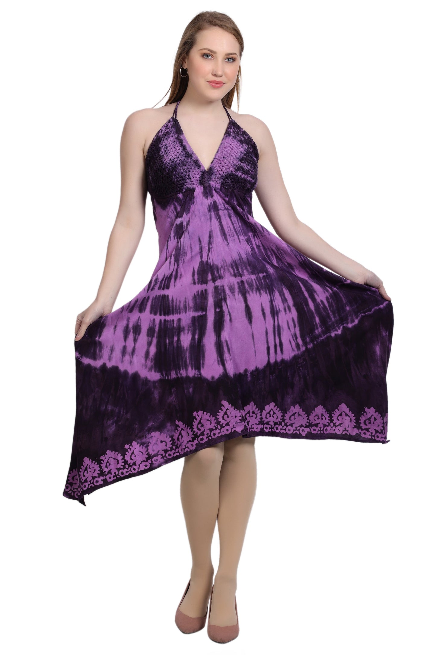 Crochet Tie Dye Dress CD-21563
