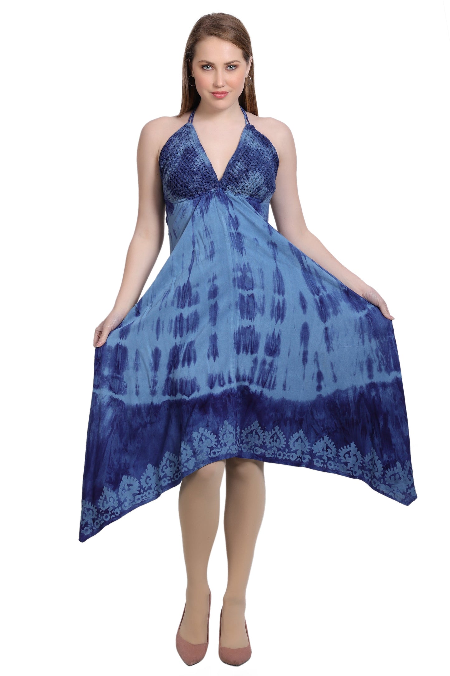 Crochet Tie Dye Dress CD-21563